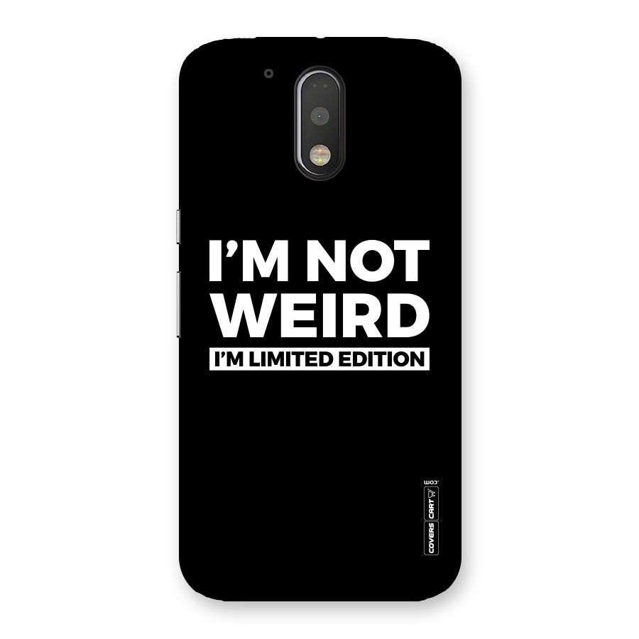 Limited Edition Back Case for Motorola Moto G4