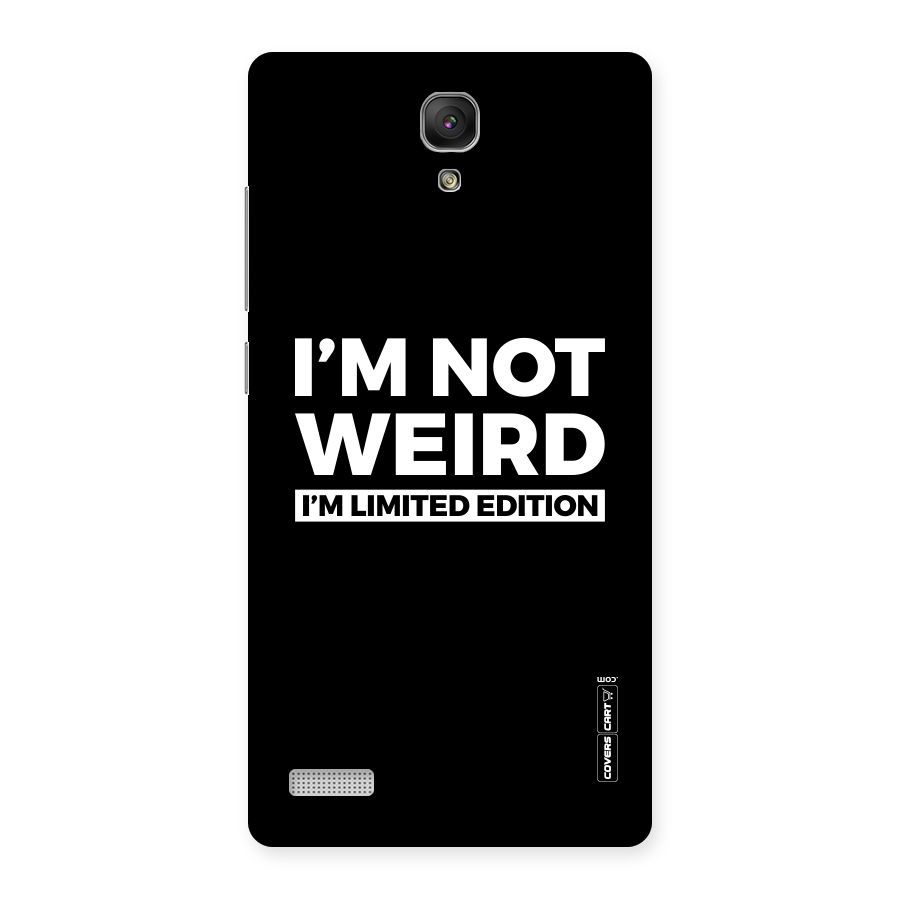 Limited Edition Back Case for Redmi Note