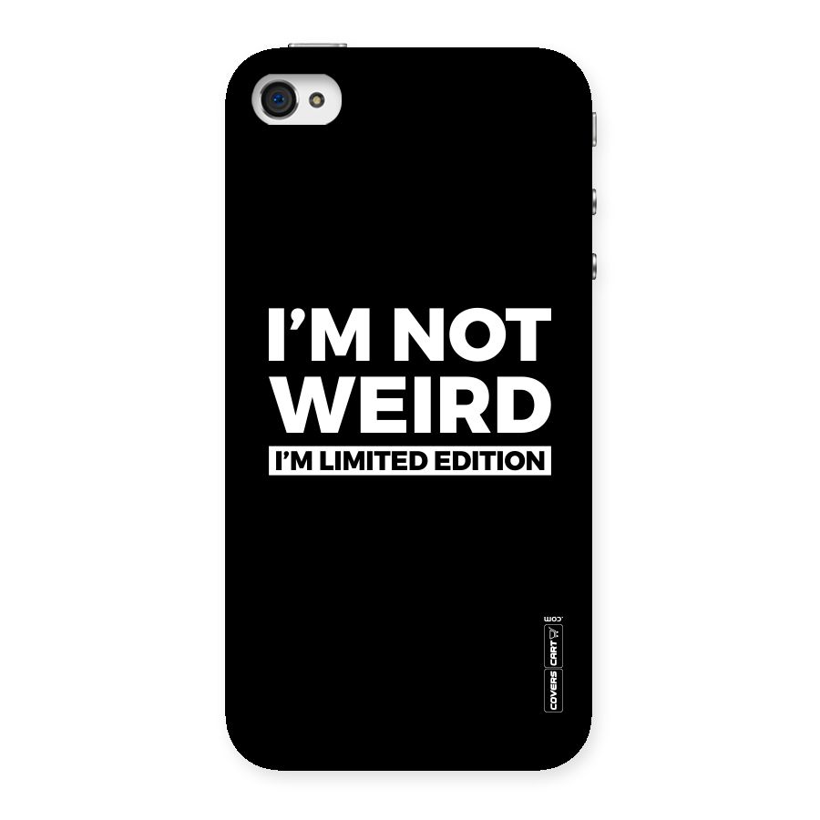 Limited Edition Back Case for iPhone 4 4s