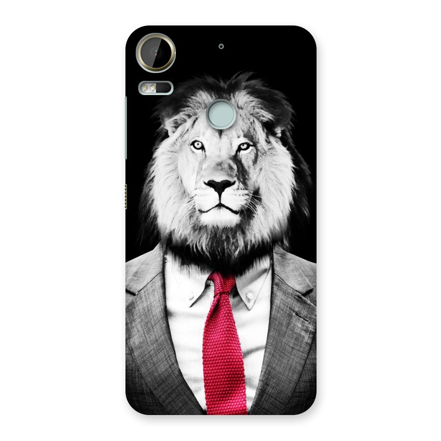 Lion with Red Tie Back Case for Desire 10 Pro