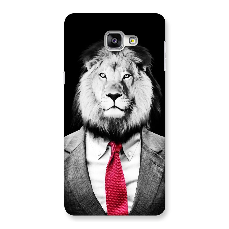 Lion with Red Tie Back Case for Galaxy A9