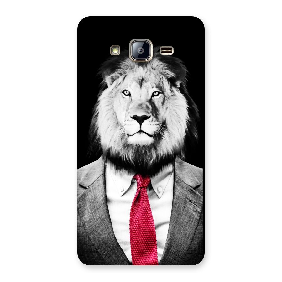 Lion with Red Tie Back Case for Galaxy On5
