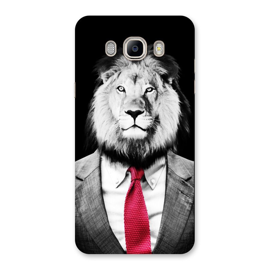 Lion with Red Tie Back Case for Galaxy On8