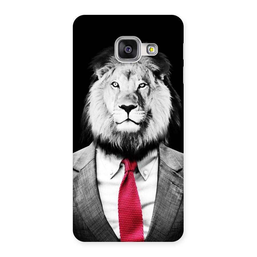 Lion with Red Tie Back Case for Galaxy A3 2016