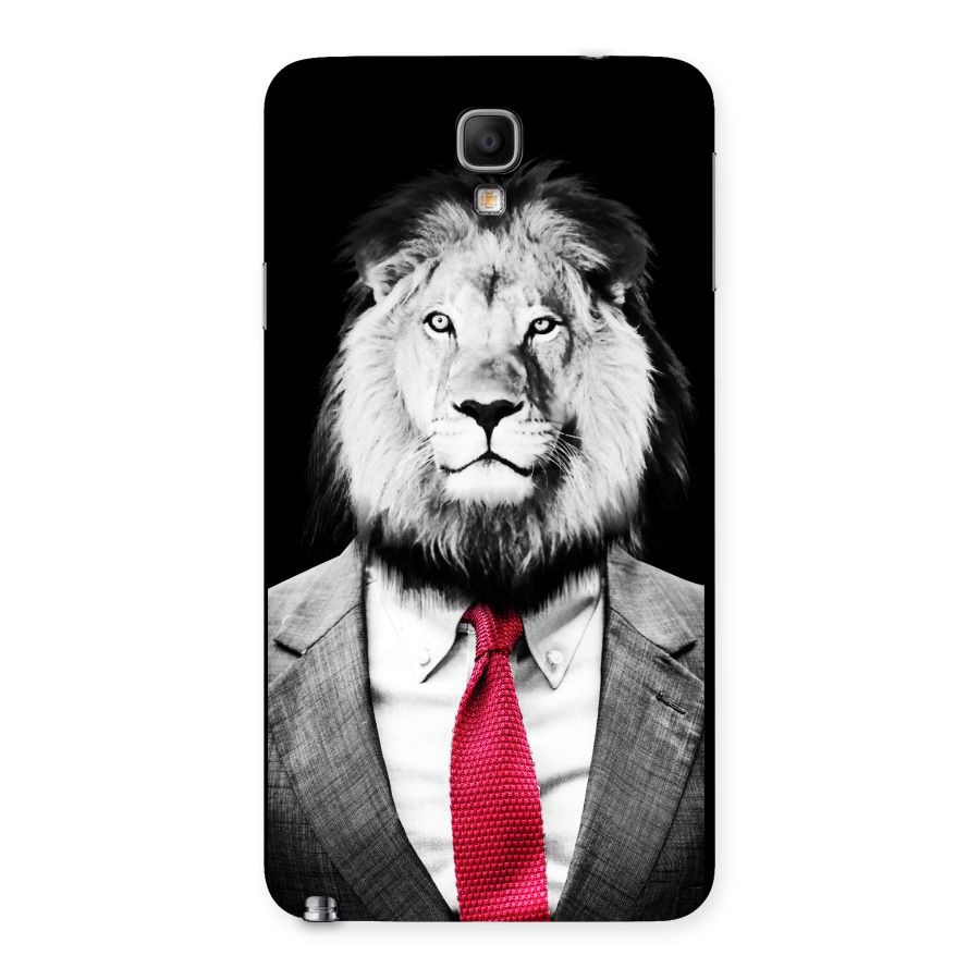 Lion with Red Tie Back Case for Galaxy Note 3 Neo