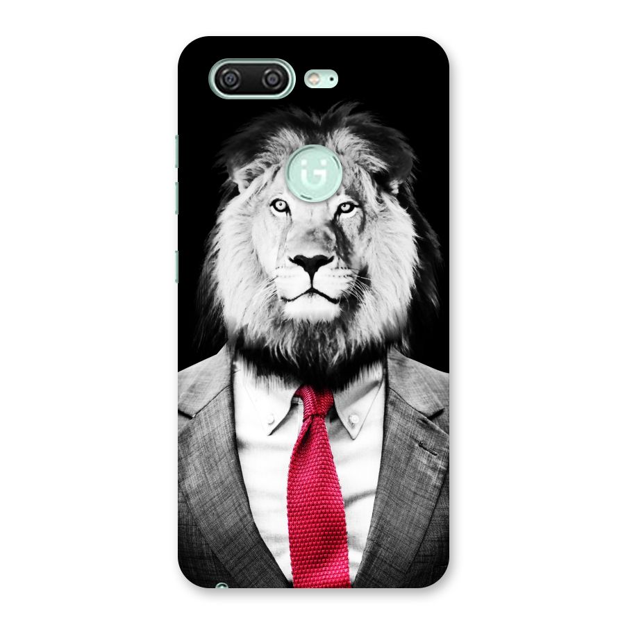 Lion with Red Tie Back Case for Gionee S10