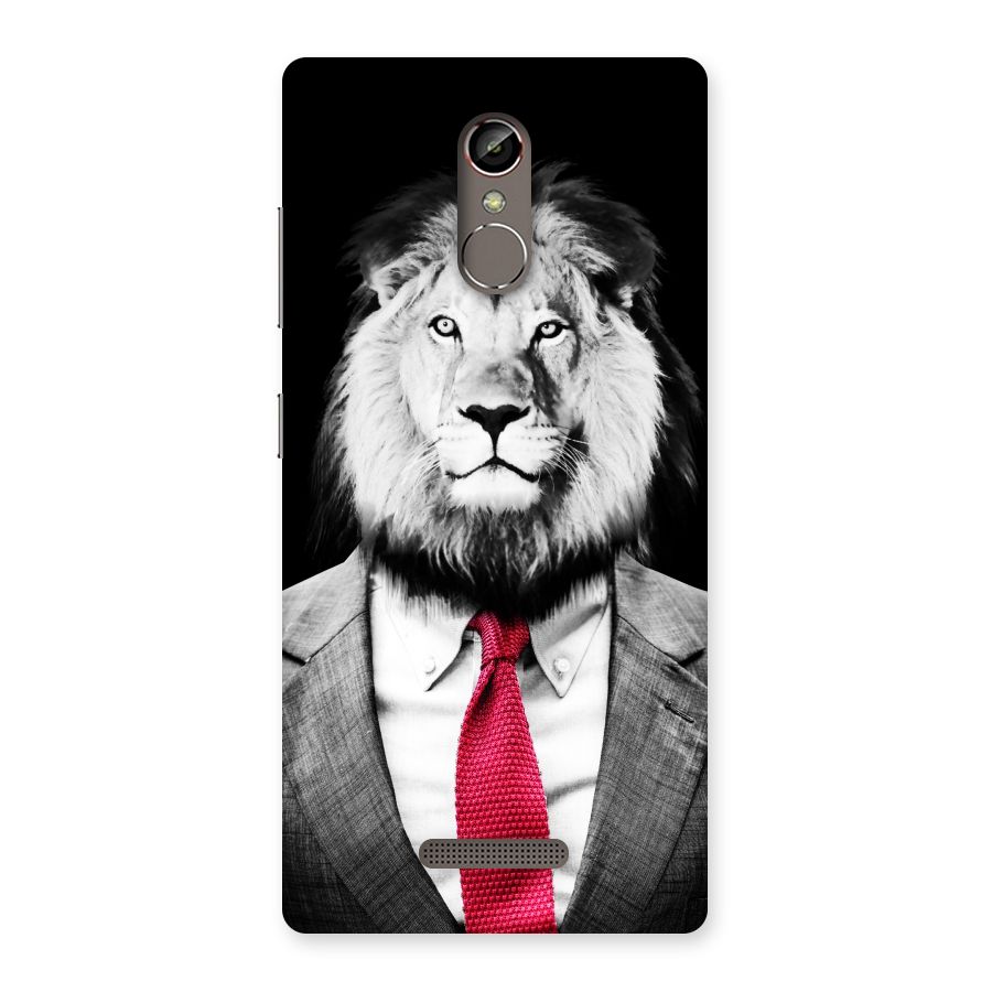 Lion with Red Tie Back Case for Gionee S6s