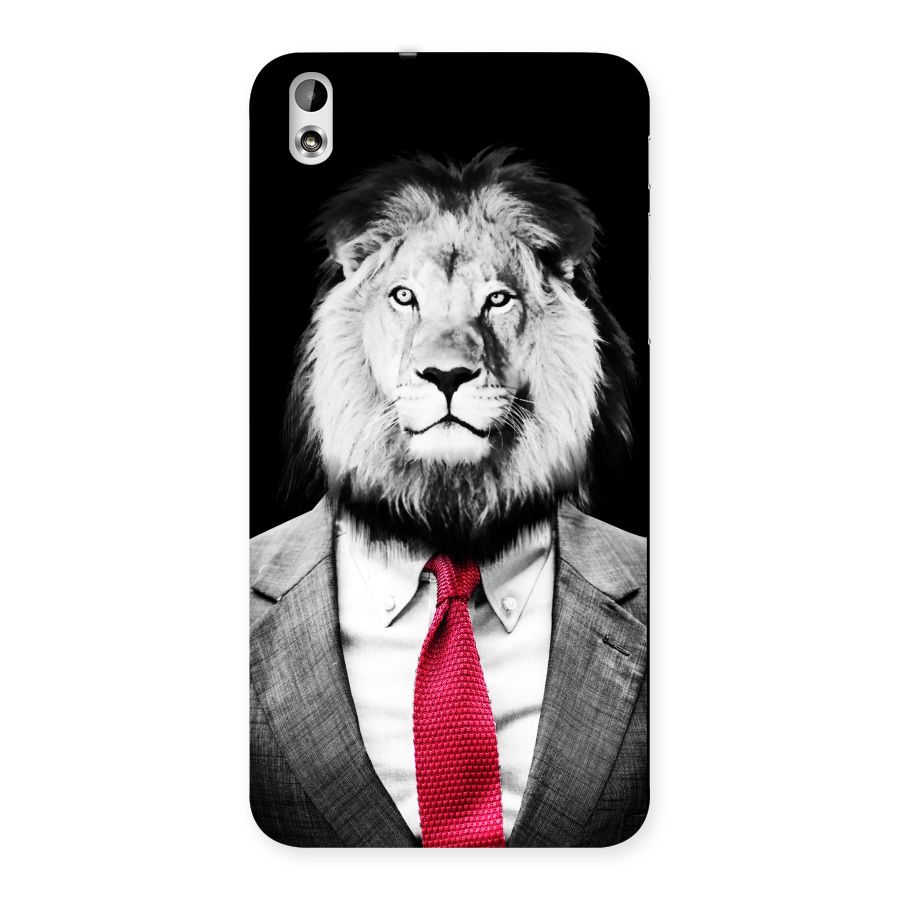 Lion with Red Tie Back Case for HTC Desire 816s