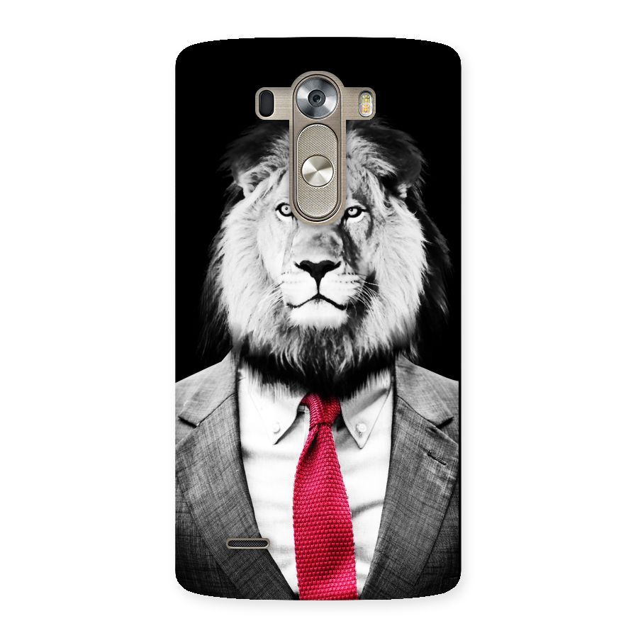 Lion with Red Tie Back Case for LG G3