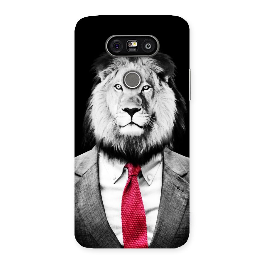 Lion with Red Tie Back Case for LG G5