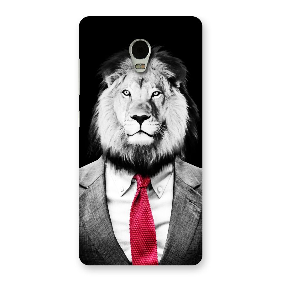 Lion with Red Tie Back Case for Lenovo Vibe P1