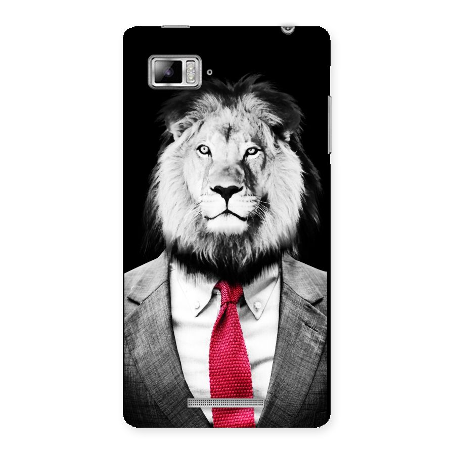 Lion with Red Tie Back Case for Lenovo Vibe Z K910
