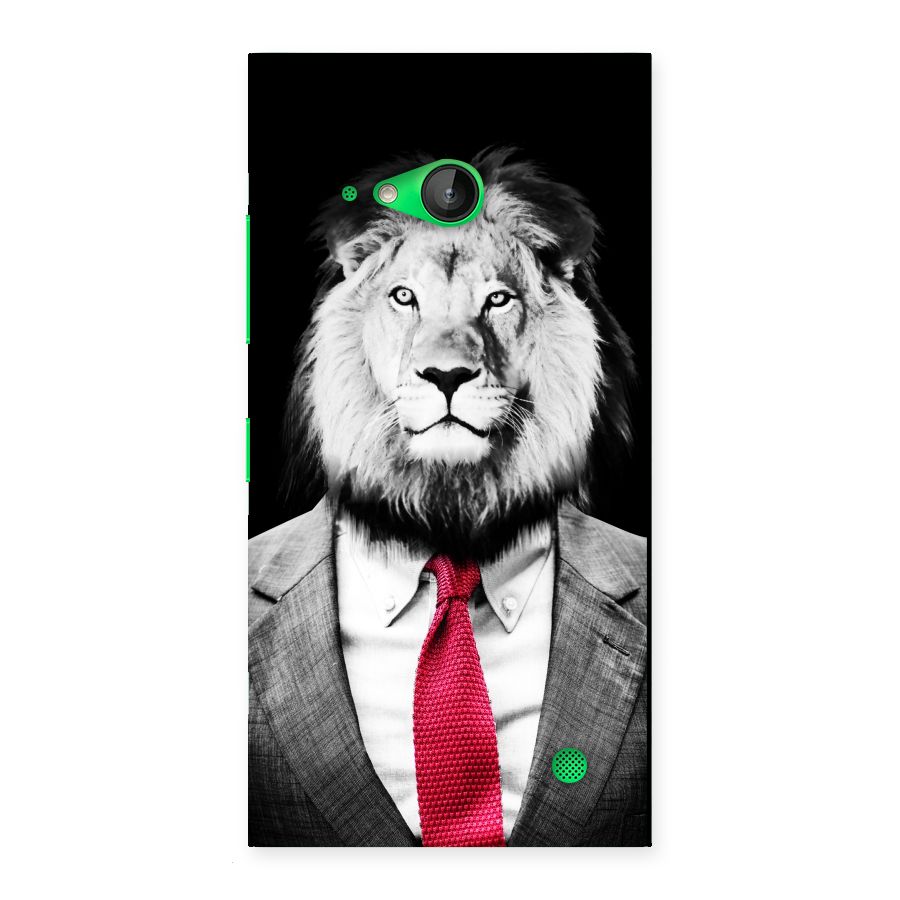 Lion with Red Tie Back Case for Lumia 730