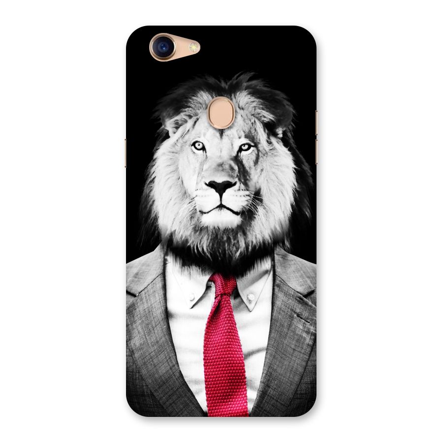 Lion with Red Tie Back Case for Oppo F5
