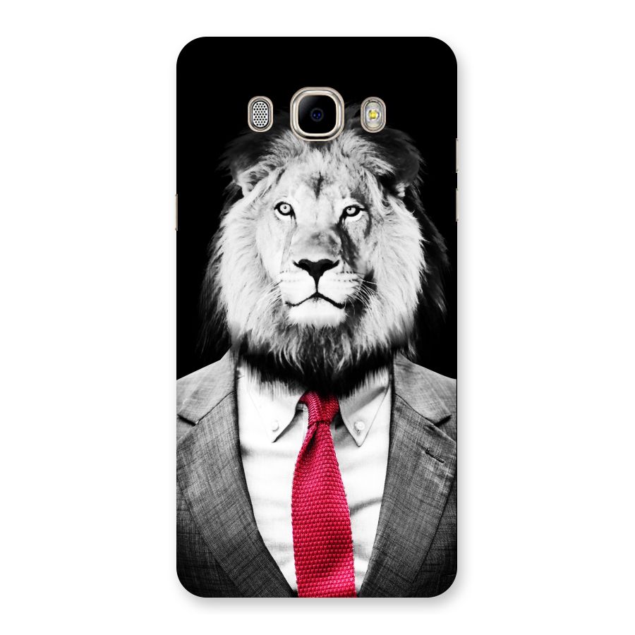 Lion with Red Tie Back Case for Samsung Galaxy J7 2016