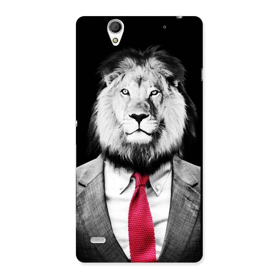 Lion with Red Tie Back Case for Sony Xperia C4