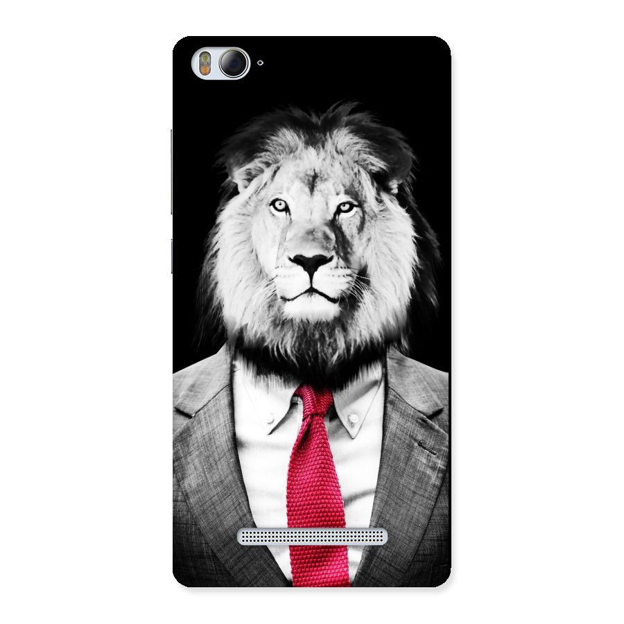 Lion with Red Tie Back Case for Xiaomi Mi4i