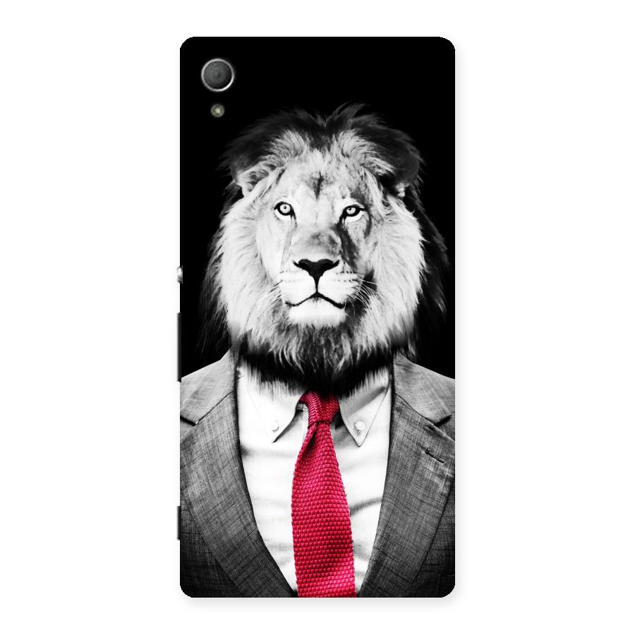 Lion with Red Tie Back Case for Xperia Z4