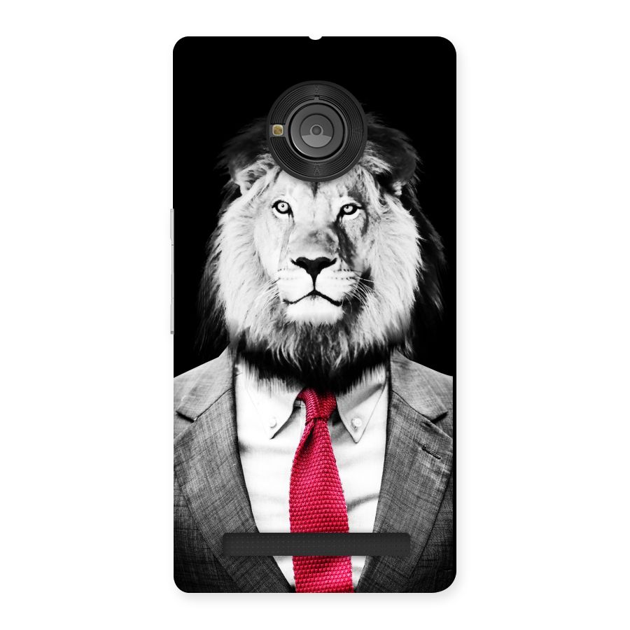 Lion with Red Tie Back Case for Yu Yuphoria