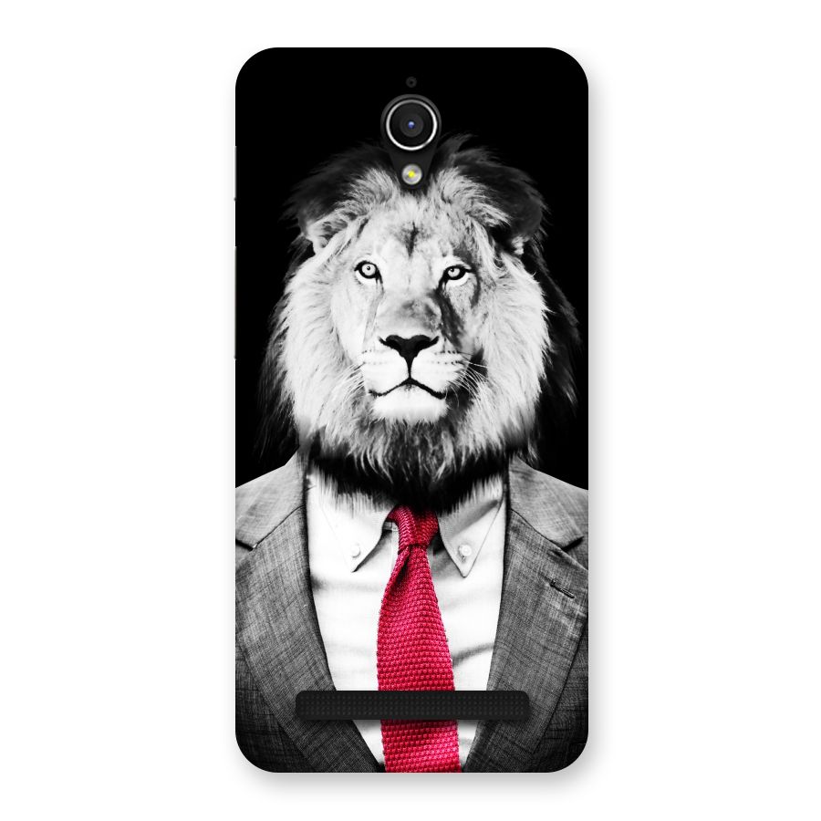 Lion with Red Tie Back Case for Zenfone Go