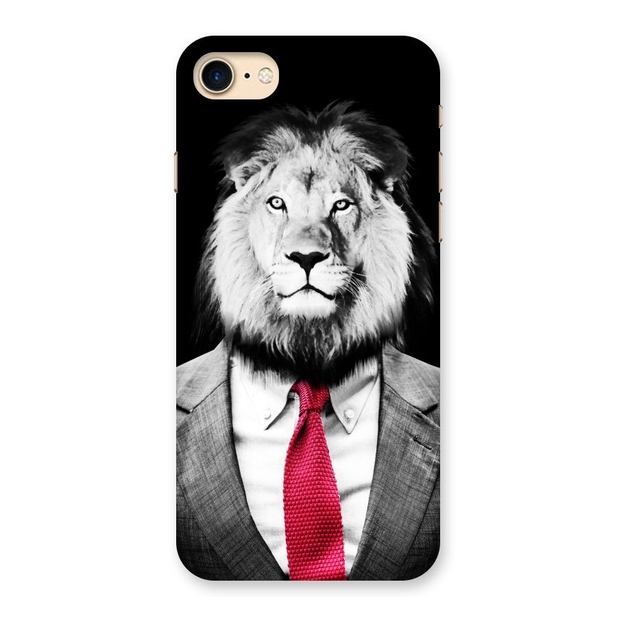Lion with Red Tie Back Case for iPhone 7