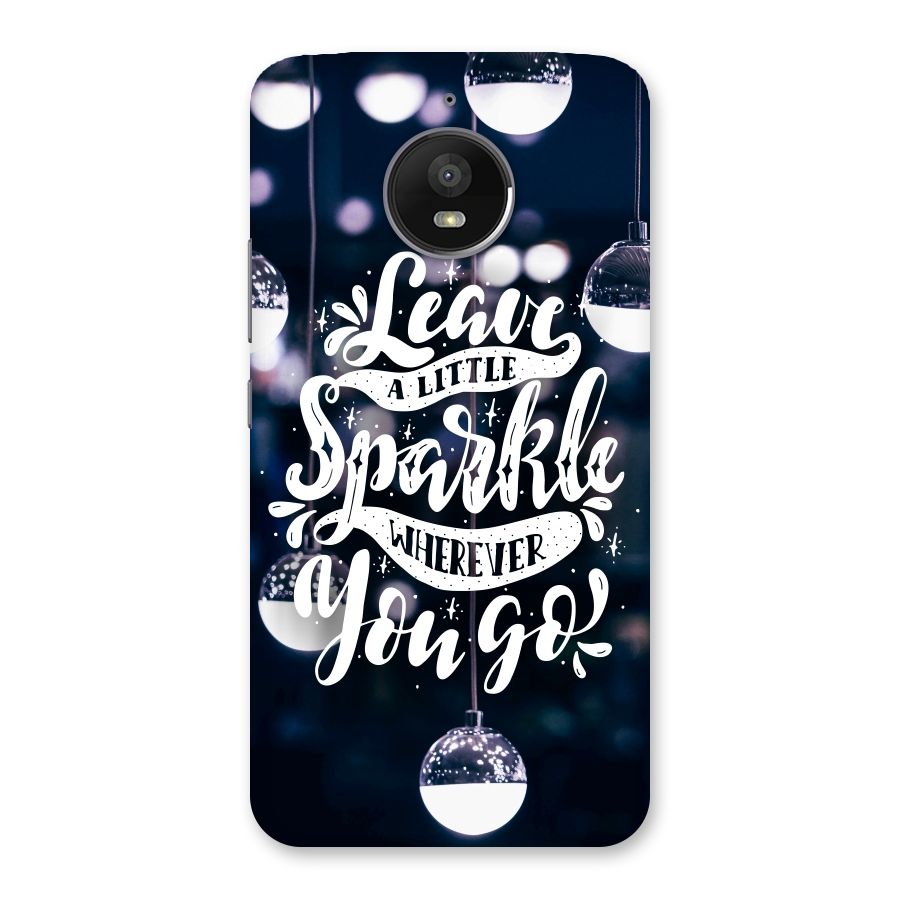 Little Spark Back Case for Moto E4 Plus