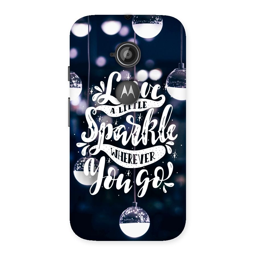 Little Spark Back Case for Moto E 2nd Gen