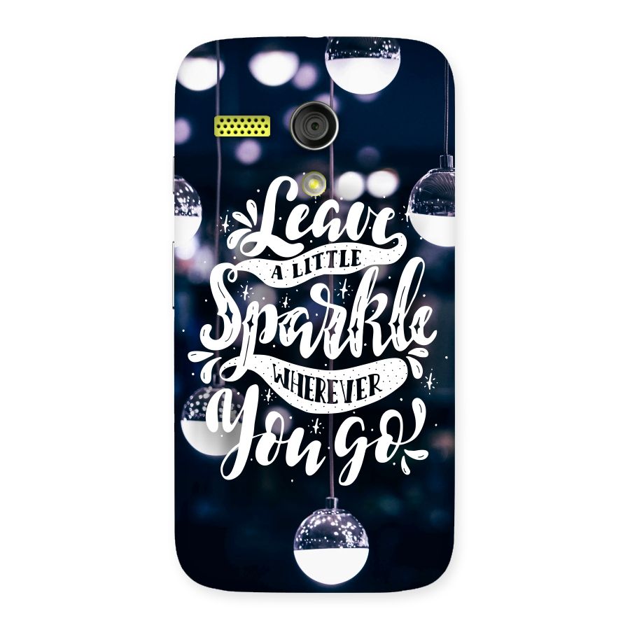 Little Spark Back Case for Moto G