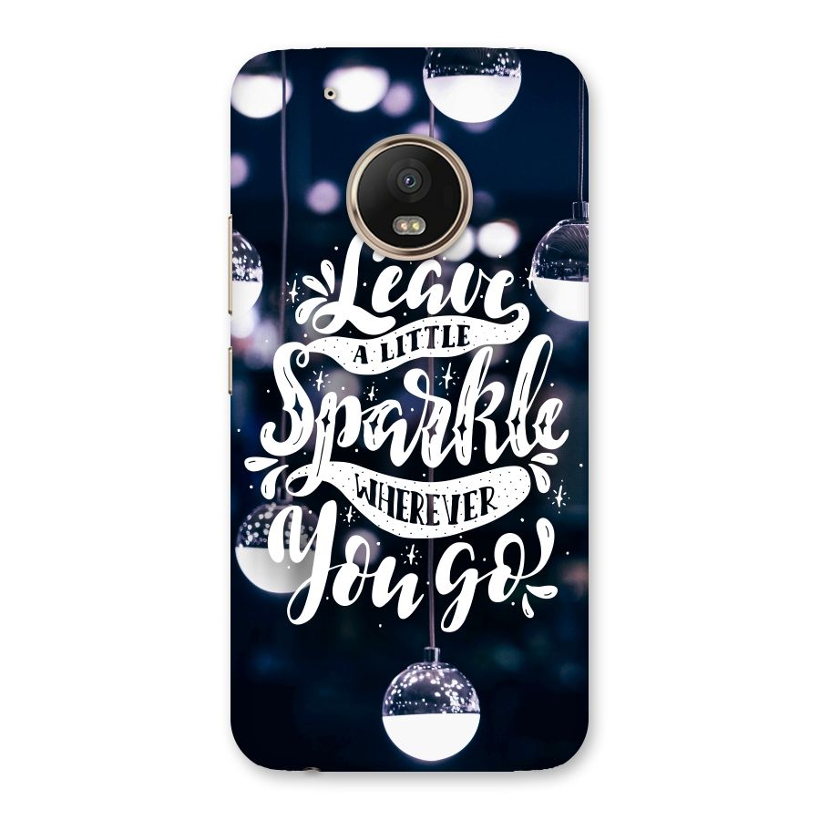 Little Spark Back Case for Moto G5 Plus