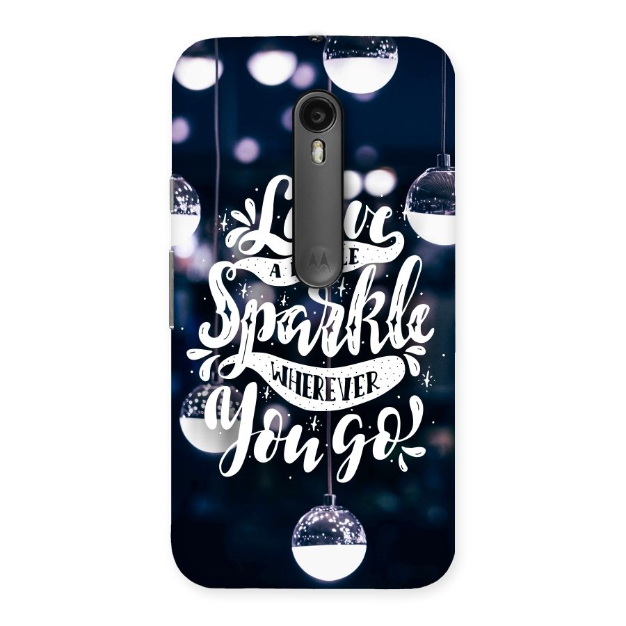 Little Spark Back Case for Moto G Turbo