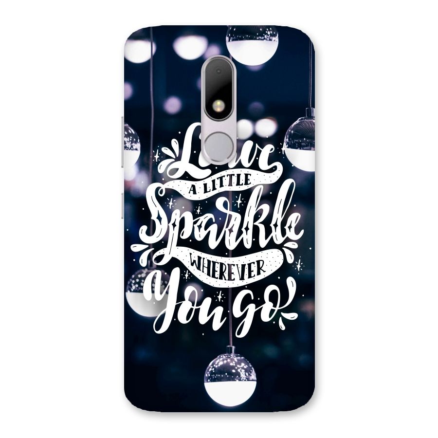 Little Spark Back Case for Moto M