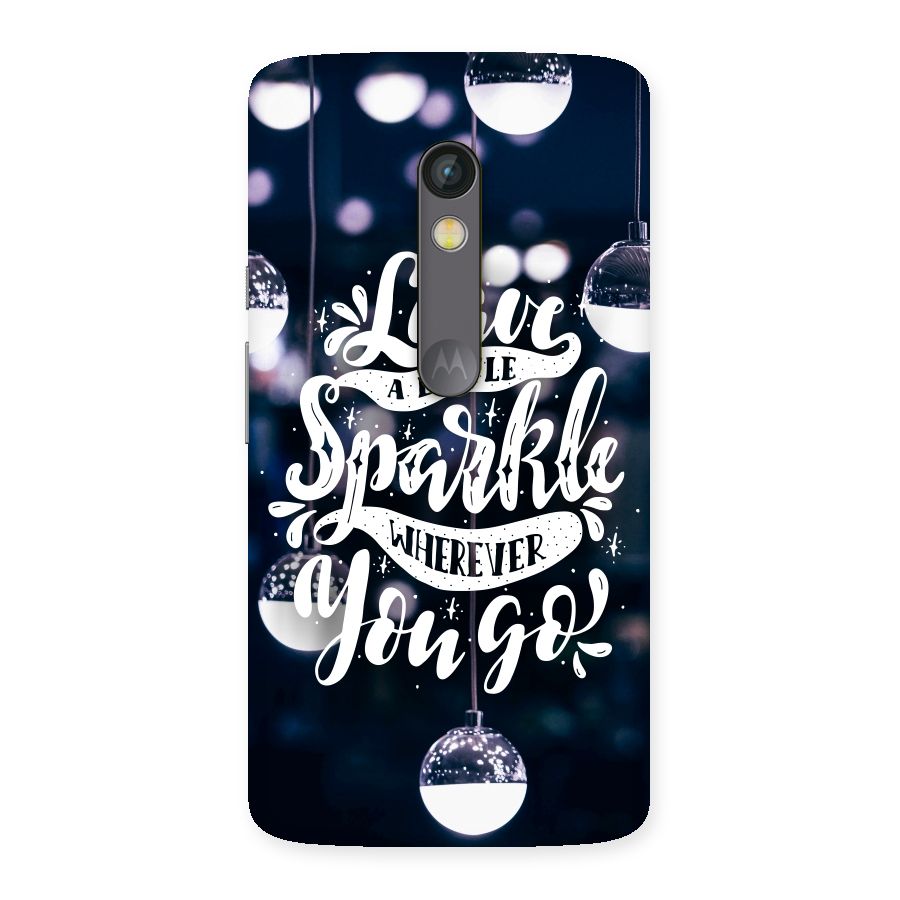 Little Spark Back Case for Moto X Play