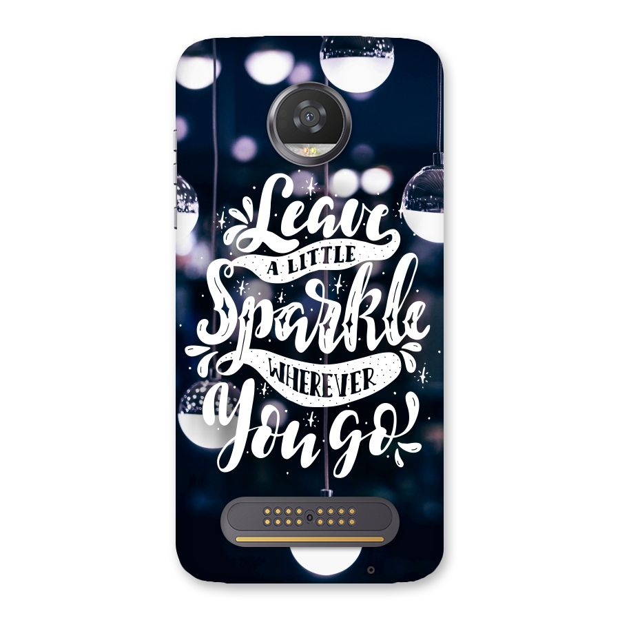 Little Spark Back Case for Moto Z2 Play