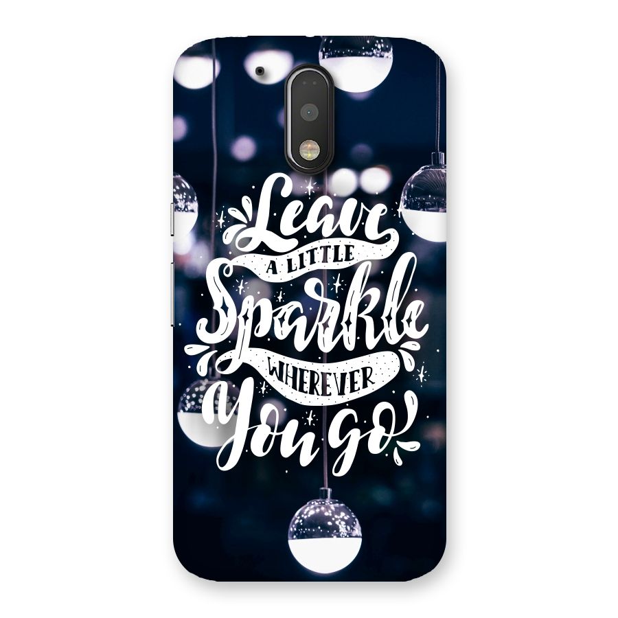Little Spark Back Case for Motorola Moto G4