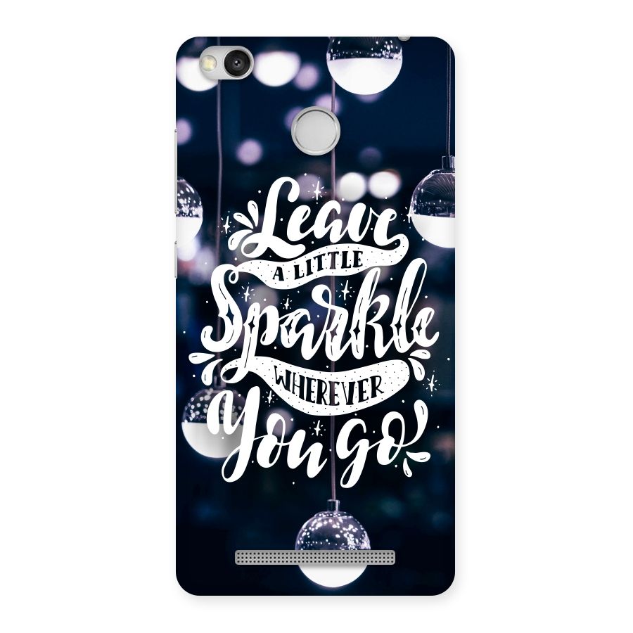 Little Spark Back Case for Redmi 3S Prime