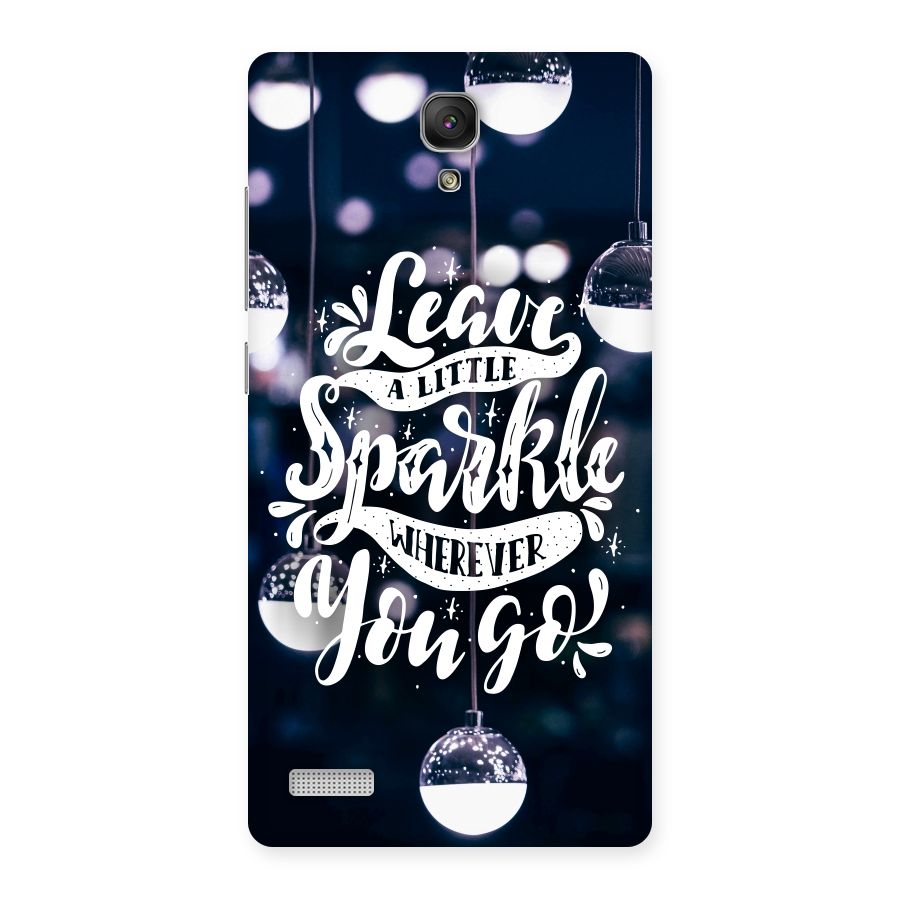Little Spark Back Case for Redmi Note