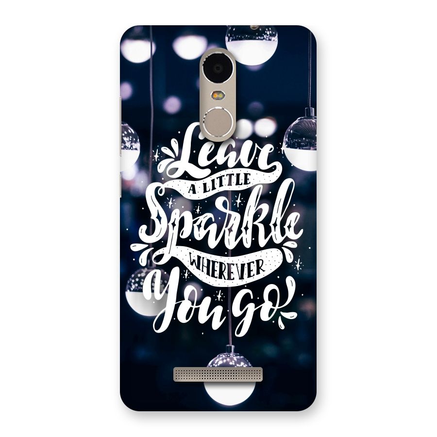 Little Spark Back Case for Xiaomi Redmi Note 3