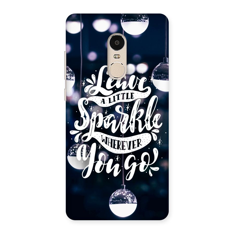 Little Spark Back Case for Xiaomi Redmi Note 4