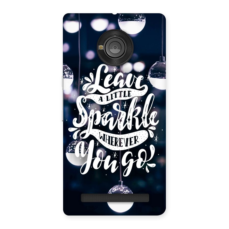 Little Spark Back Case for Yu Yunique