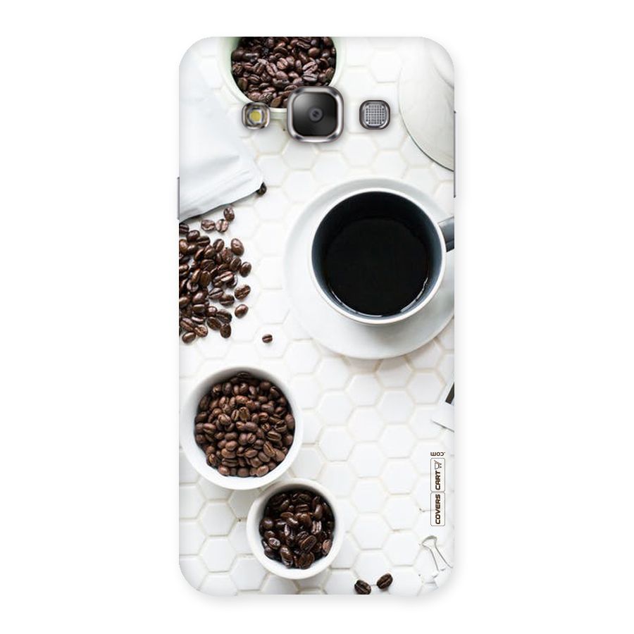Live Coffee Back Case for Galaxy E7