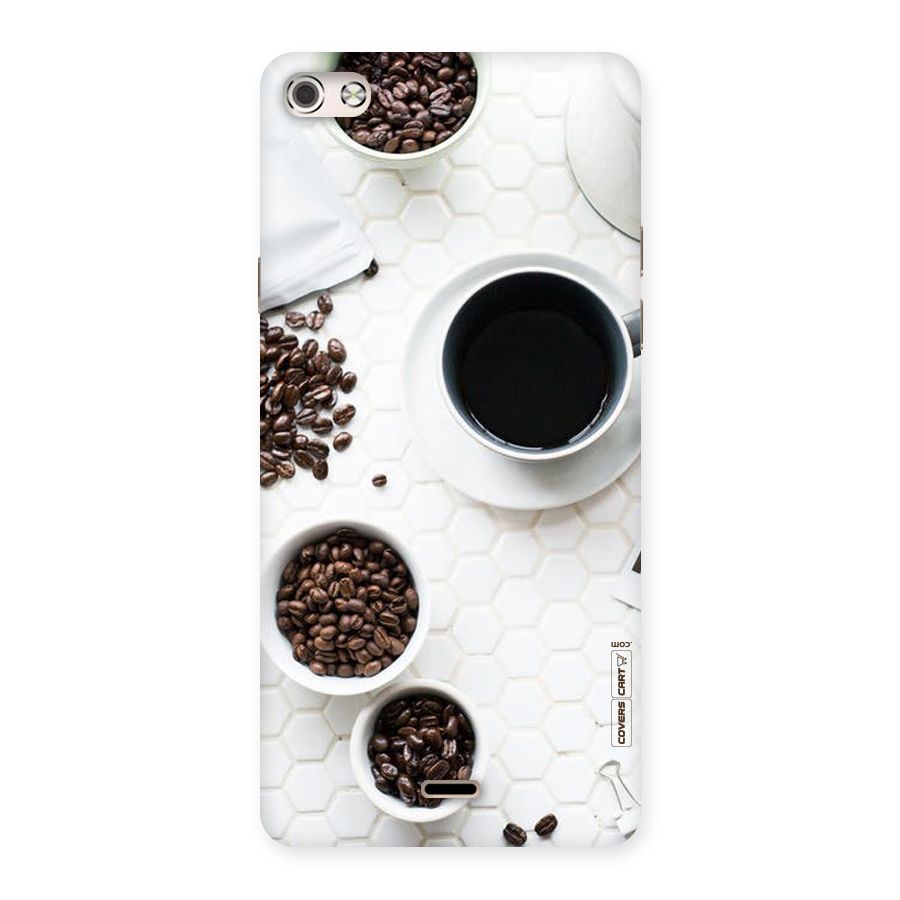 Live Coffee Back Case for Micromax Canvas Silver 5