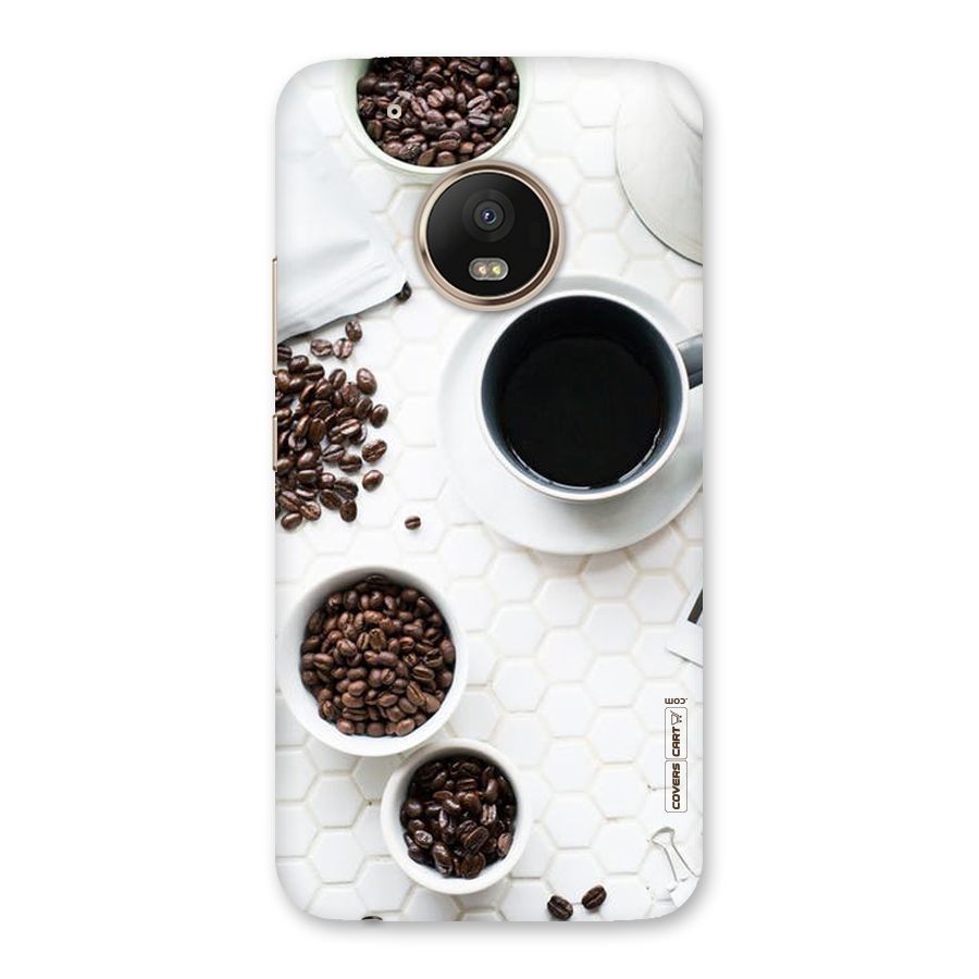 Live Coffee Back Case for Moto G5 Plus