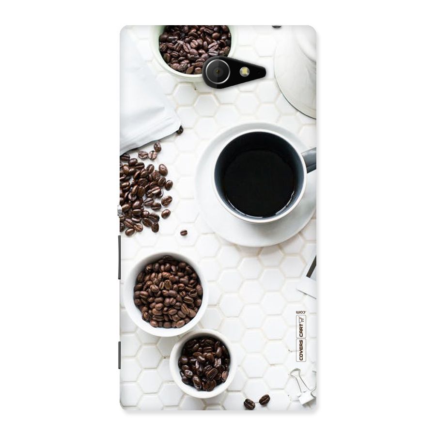 Live Coffee Back Case for Sony Xperia M2