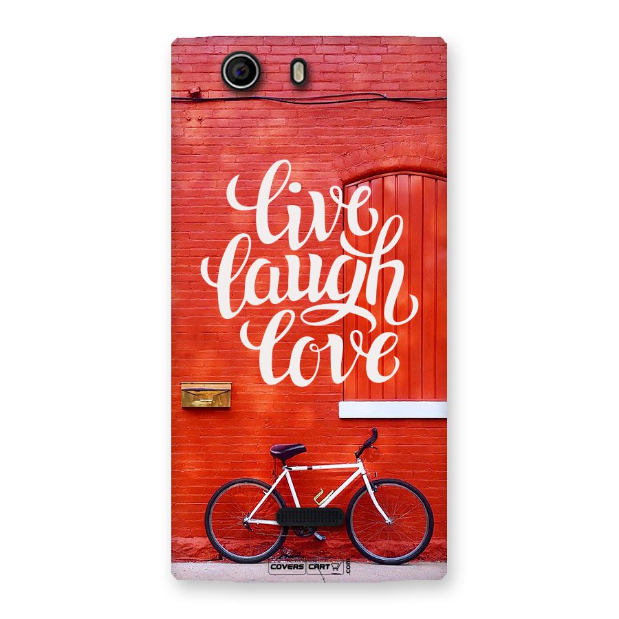 Live Laugh Love Back Case for Canvas Nitro 2 E311