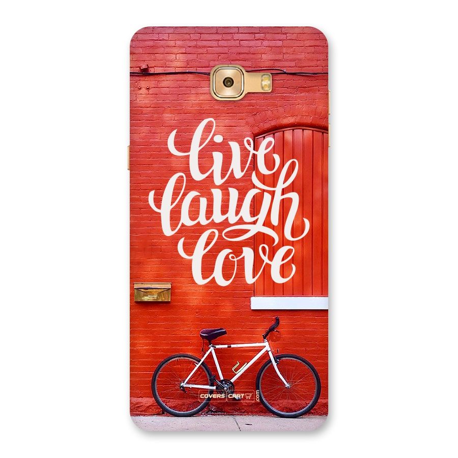 Live Laugh Love Back Case for Galaxy C9 Pro