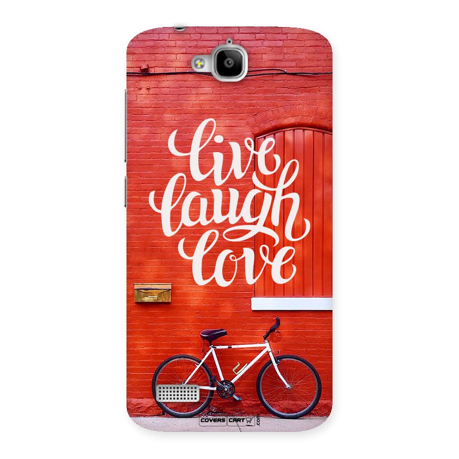 Live Laugh Love Back Case for Honor Holly