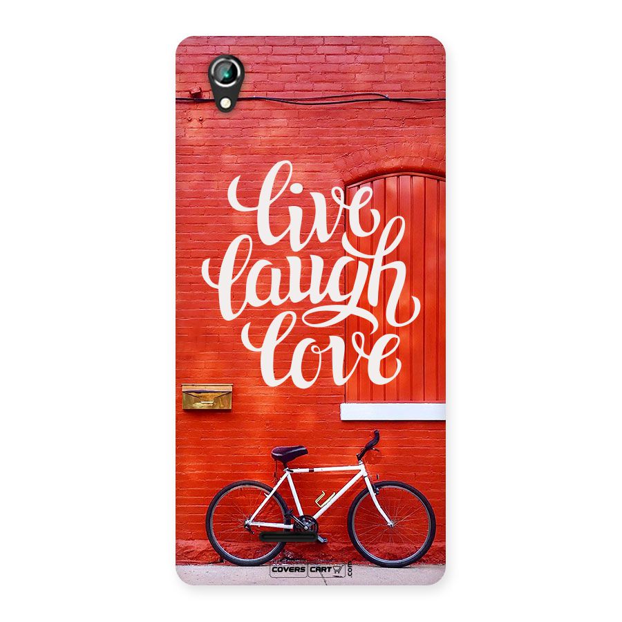 Live Laugh Love Back Case for Lava Iris 800