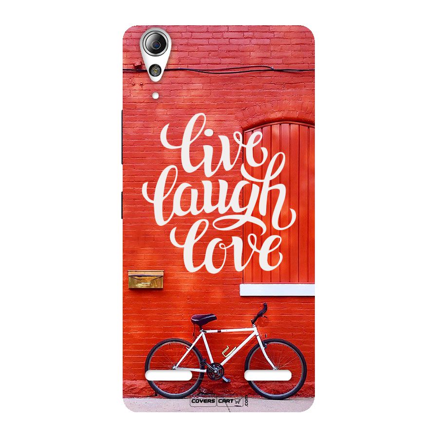 Live Laugh Love Back Case for Lenovo A6000