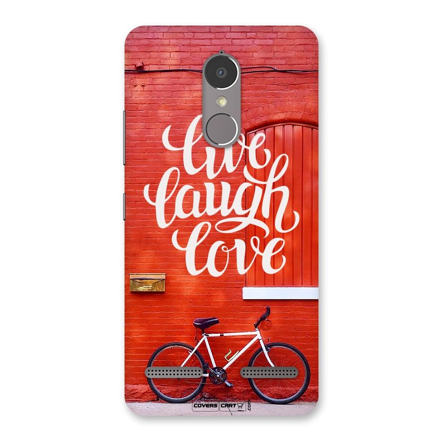 Live Laugh Love Back Case for Lenovo K6
