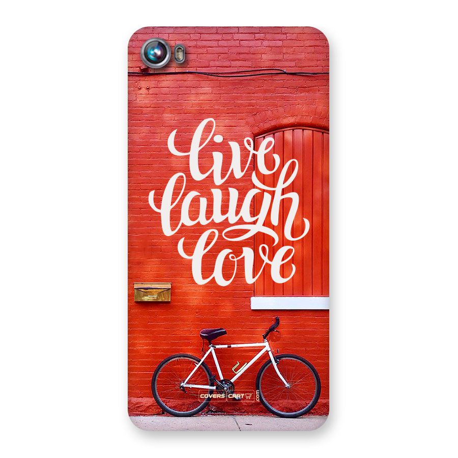 Live Laugh Love Back Case for Micromax Canvas Fire 4 A107